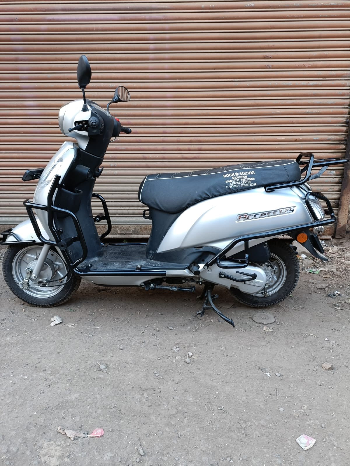 Mad Over Bikes Suzuki Access Crash Guard - Main Image