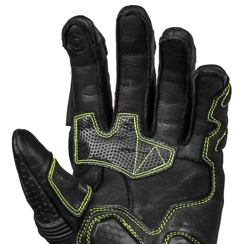 Raida AeroPrix Motorcycle Gloves | Hi-Viz (Black and Neon) - Premium  from Raida - Just Rs. 4999! Shop now at Sparewick