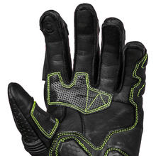 Load image into Gallery viewer, Raida AeroPrix Motorcycle Gloves | Hi-Viz (Black and Neon)
