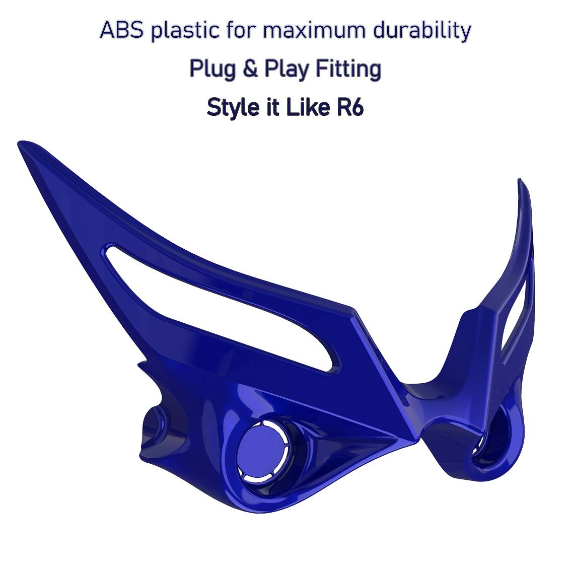 R15 Winglet Type 1 (Blue) - Premium Accessories from Sparewick - Just Rs. 980! Shop now at Sparewick