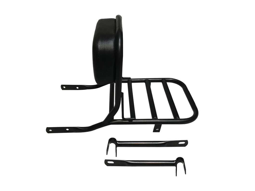 Backrest With Carrier-Black - Premium Backrests from Sparewick - Just Rs. 1200! Shop now at Sparewick