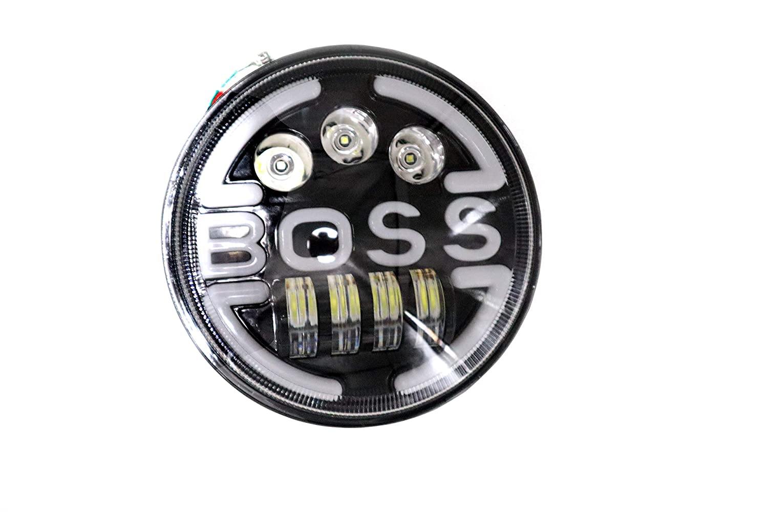 BOSS Headlight-7 Inch (6 Months Warranty) - Premium Headlights from Sparewick - Just Rs. 3100! Shop now at Sparewick