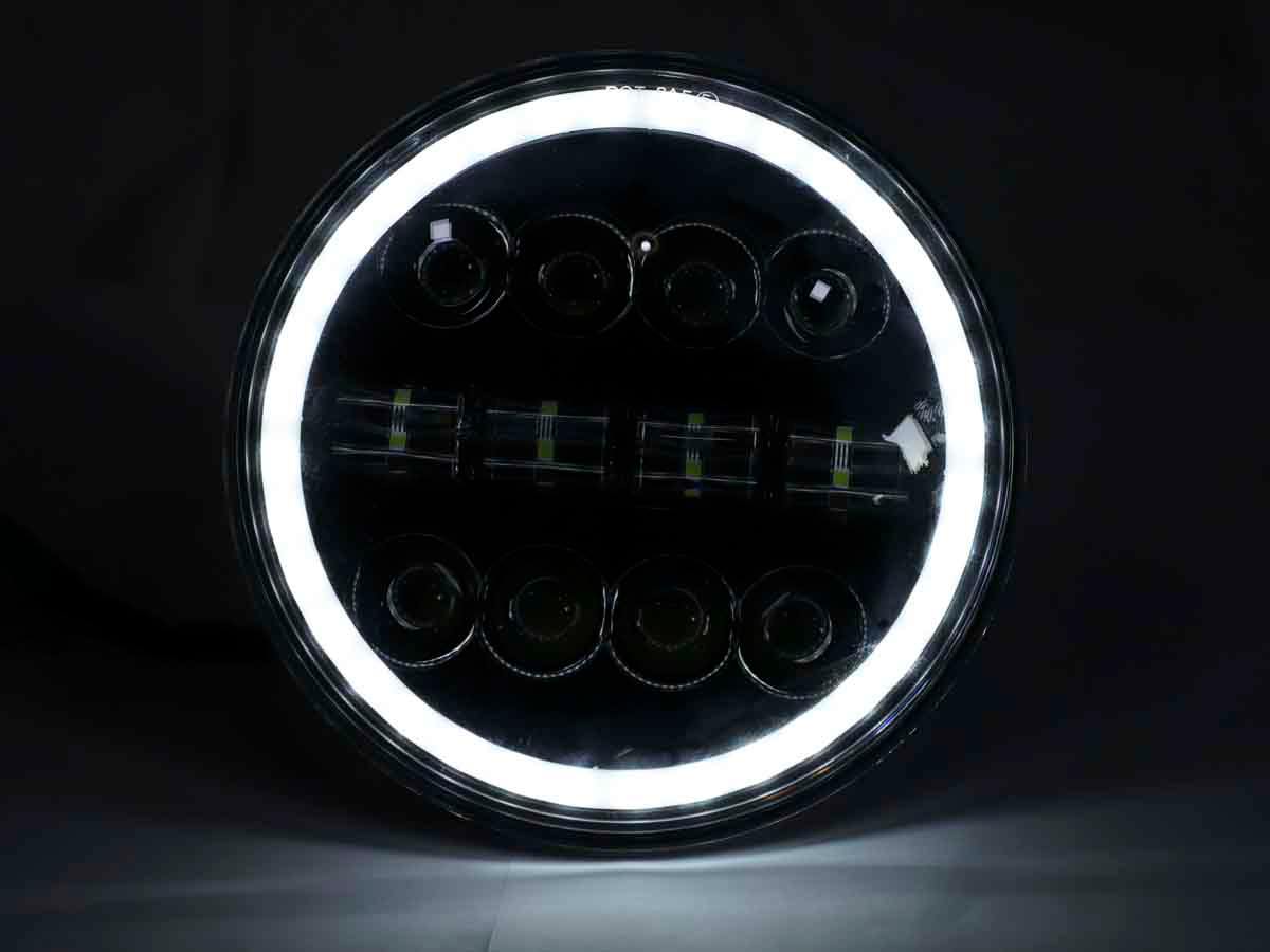 Harley Style Tiranga Headlight-7 inch - Premium Headlights from Sparewick - Just Rs. 2500! Shop now at Sparewick