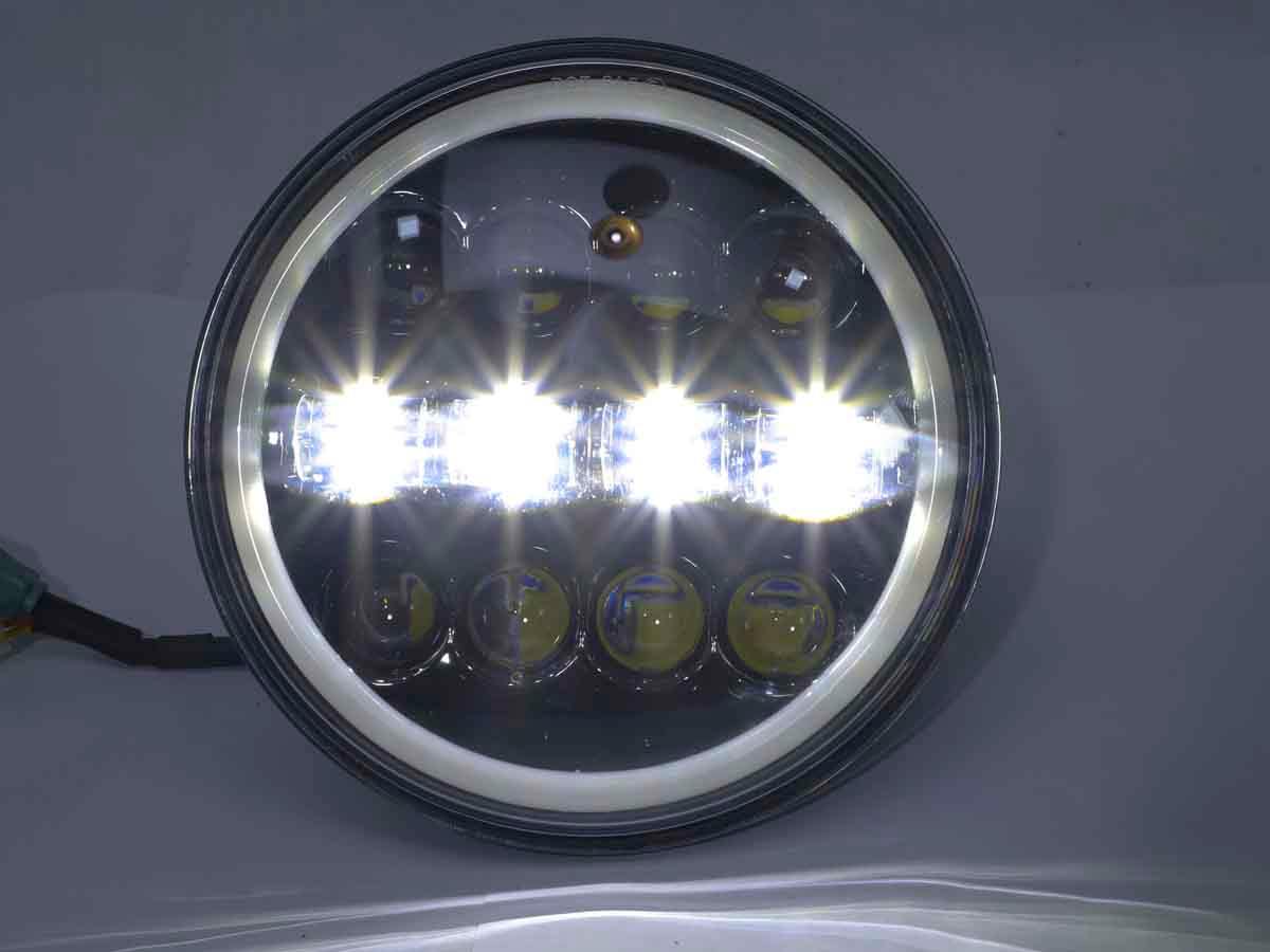 Harley Style Tiranga Headlight-7 inch - Premium Headlights from Sparewick - Just Rs. 2500! Shop now at Sparewick