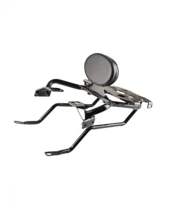 Mad Over Bikes Top Rack with Removable Backrest/ Dominor 250/400 - Premium  from MAD OVER BIKES - Just Rs. 3749! Shop now at Sparewick