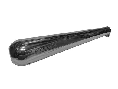 Megaphone Exhaust (Royal Enfield and Avenger all Models)- Chrome - Sparewick