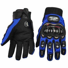 Load image into Gallery viewer, Probiker Synthetic Leather Gloves Blue - Sparewick
