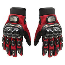Load image into Gallery viewer, Probiker Synthetic Leather Gloves Red - Sparewick
