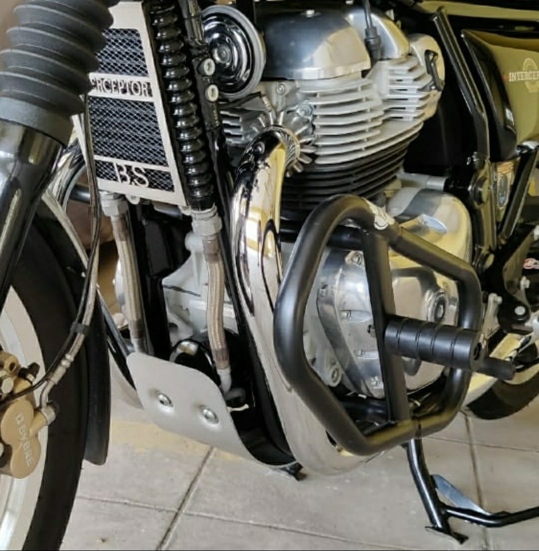 BS Crash Guard for Interceptor 650 (Stainless Steel - Powder Coated ...