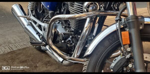 HONDA HNESS AND HONDA RS LEG GUARD (STAINLESS STEEL)
