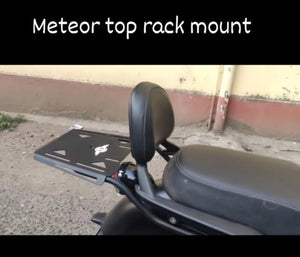 ROYAL ENFIELD METEOR TOP RACK MOUNT (STAIINLESS STEEL)