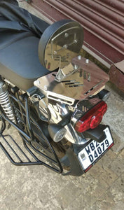HONDA HNESS BACKREST WITH CARRIER (STAINLESS STEEL)