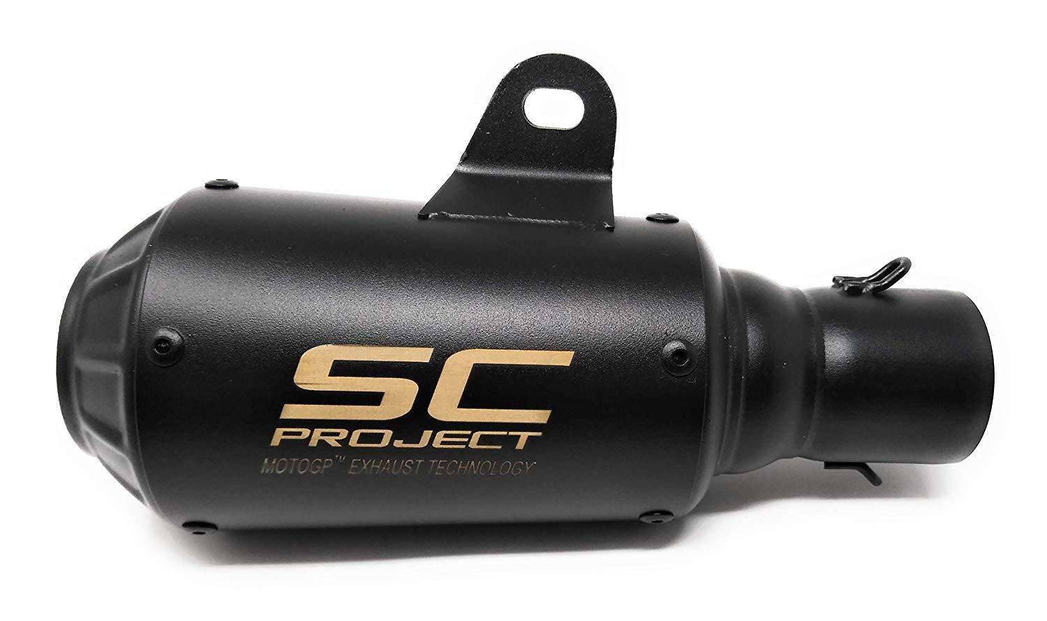 Short SC Black - Premium Exhausts from Sparewick - Just Rs. 2200! Shop now at Sparewick