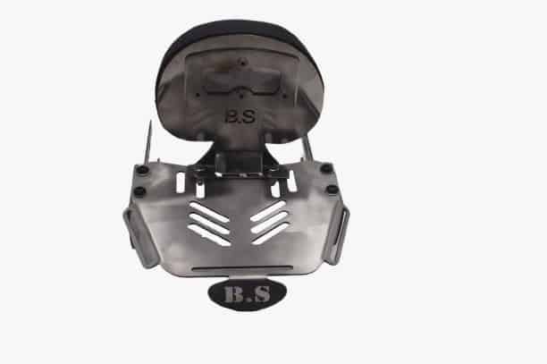 HONDA HNESS BACKREST WITH CARRIER (STAINLESS STEEL) - Premium  from sparewick - Just Rs. 3500! Shop now at Sparewick