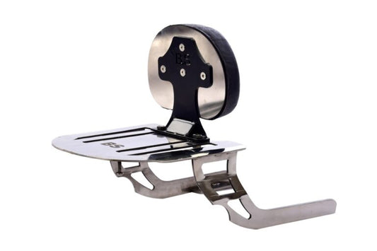 JAWA Backrest With Heavy Carrier(Stainless Steel) - Premium  from Sparewick - Just Rs. 3700! Shop now at Sparewick