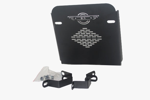 ROYAL ENFIELD INTERCEPTOR BASH PLATE (STAINLESS STEEL) BLACK - Premium  from sparewick - Just Rs. 2550! Shop now at Sparewick