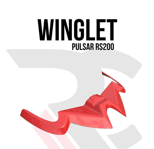 Bajaj Pulsar RS200 Winglet (Red) - Premium Accessories from Sparewick - Just Rs. 350! Shop now at Sparewick