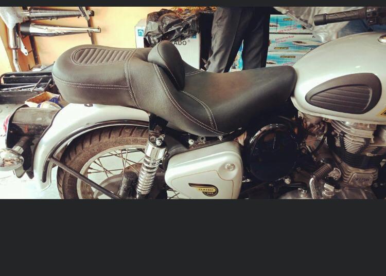 Broad Seat with Cushion for Rider - Premium Seats from Sparewick - Just Rs. 3900! Shop now at Sparewick