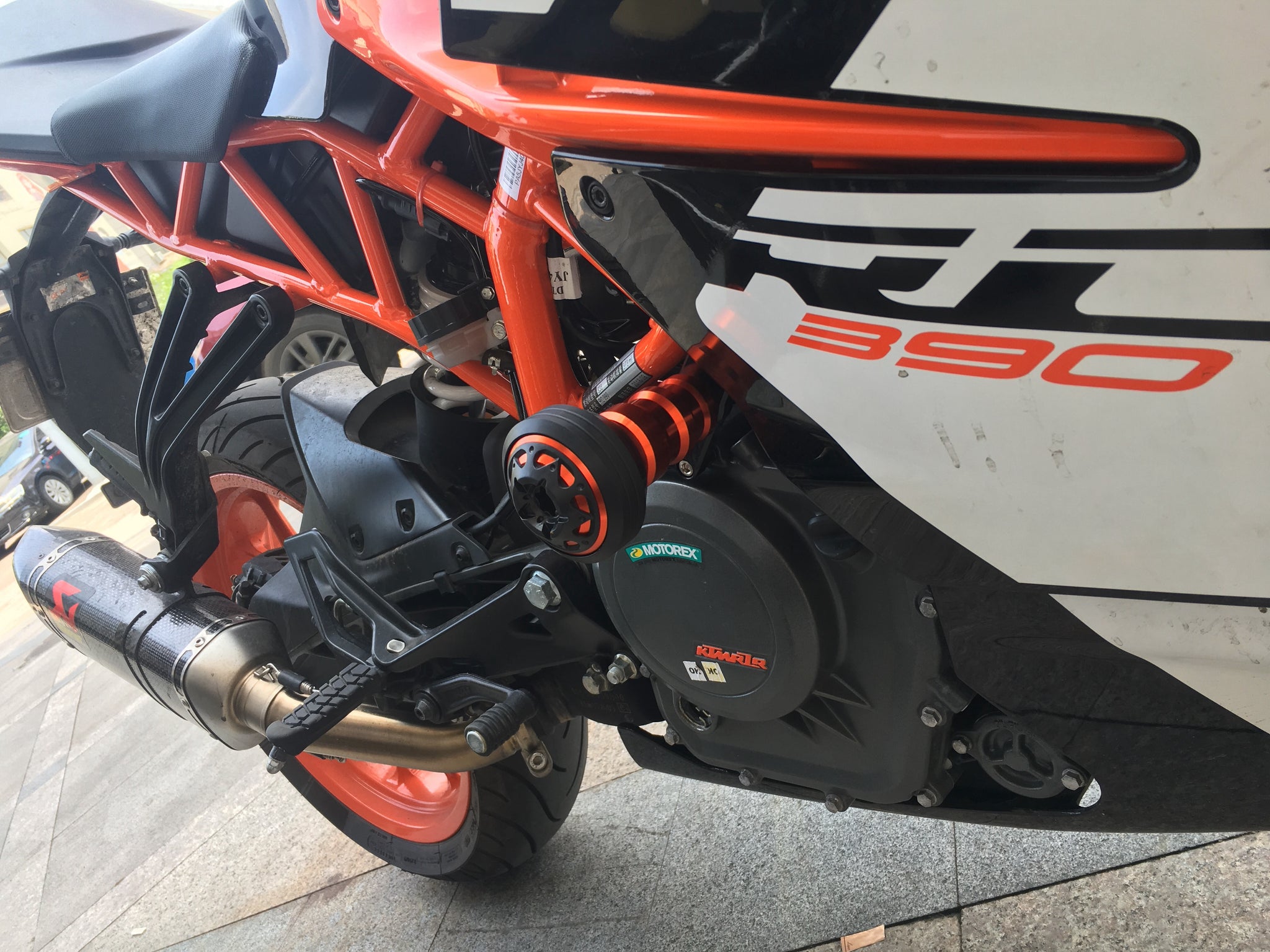 Ktm rc frame online sliders