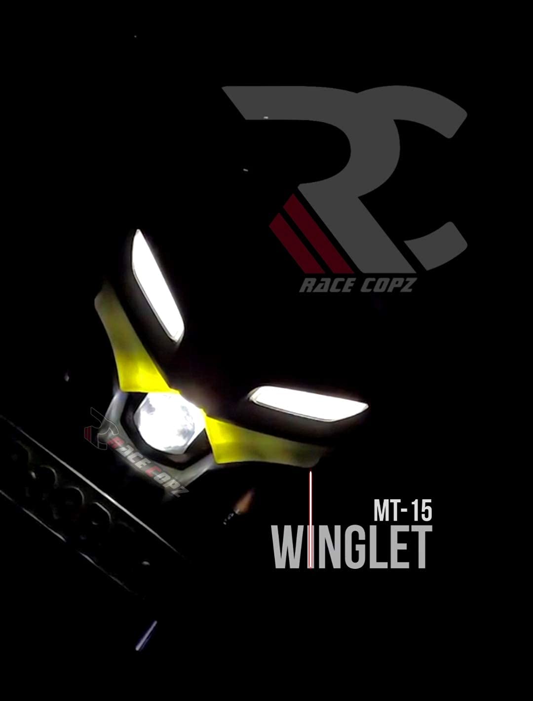 Yamaha MT15 Winglet (Neon) - Premium Winglet from Sparewick - Just Rs. 250! Shop now at Sparewick