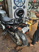 Load image into Gallery viewer, MAD OVER BIKES TOP RACK FOR BAJAJ NS (REMOVABLE BACKREST)
